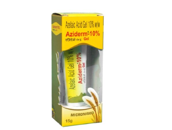 Aziderm gel 10 - azelaic acid gel 10