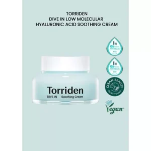 Torriden DIVE-IN Low Molecular Hyaluronic Acid Soothing Cream 100ml