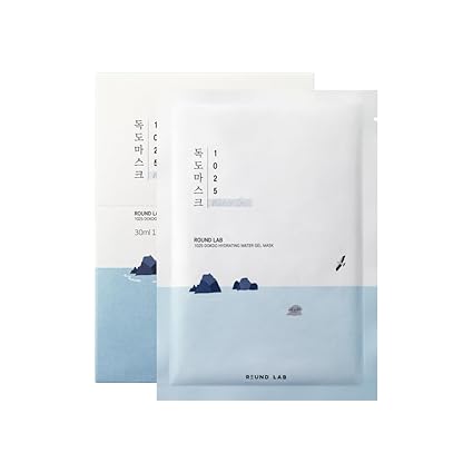Round Lab – 1025 Dokdo Hydrating Water Gel Mask (10 Sheet Pack)