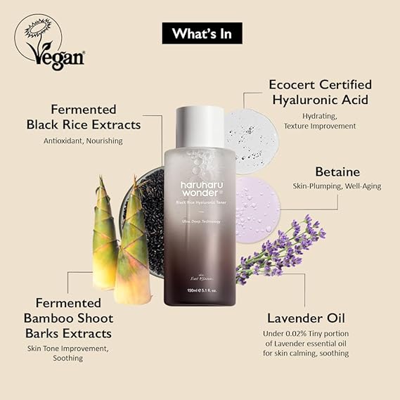 Haruharu Wonder – Black Rice Hyaluronic Toner, 150ml - Image 5