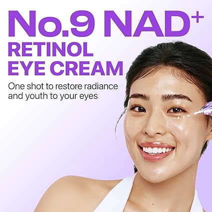 Numbuzin No.9 NAD+ Retinol Volumetox Eye Cream 10ml – Firming & Anti-Aging Eye Treatment - Image 2
