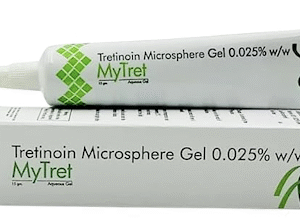 Tretinoin Microsphere Gel 0.025% ww – 15g Tube