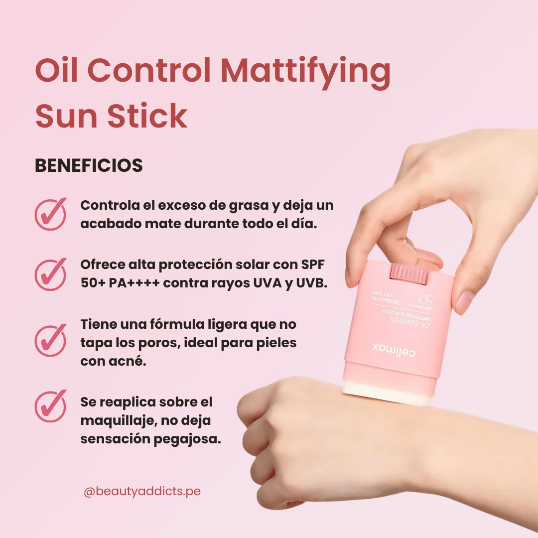Celimax - Oil Control Mattifying Sun Stick SPF50+, 19g - Image 2