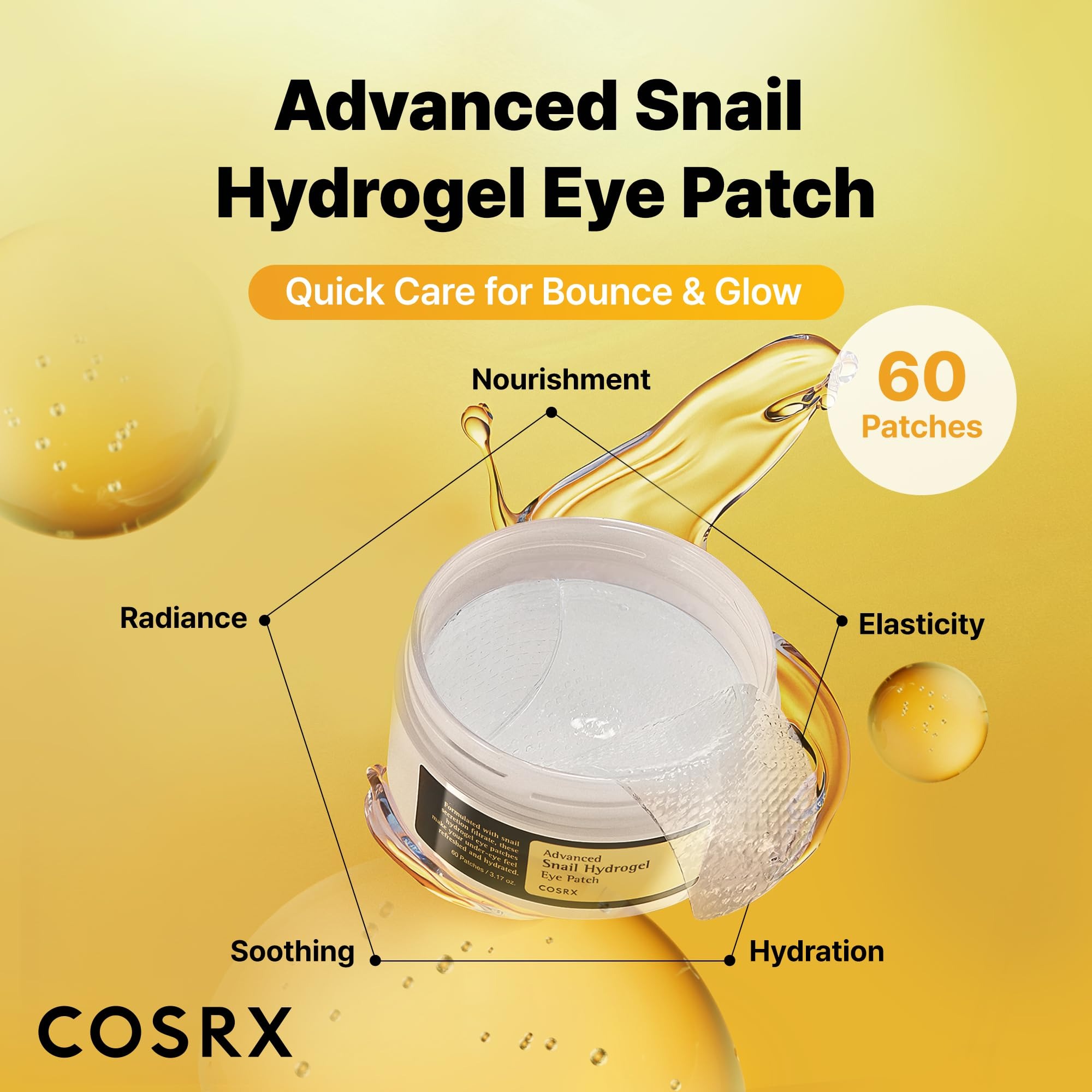 COSRX - Advanced Snail Hydrogel Eye Patch - Image 3