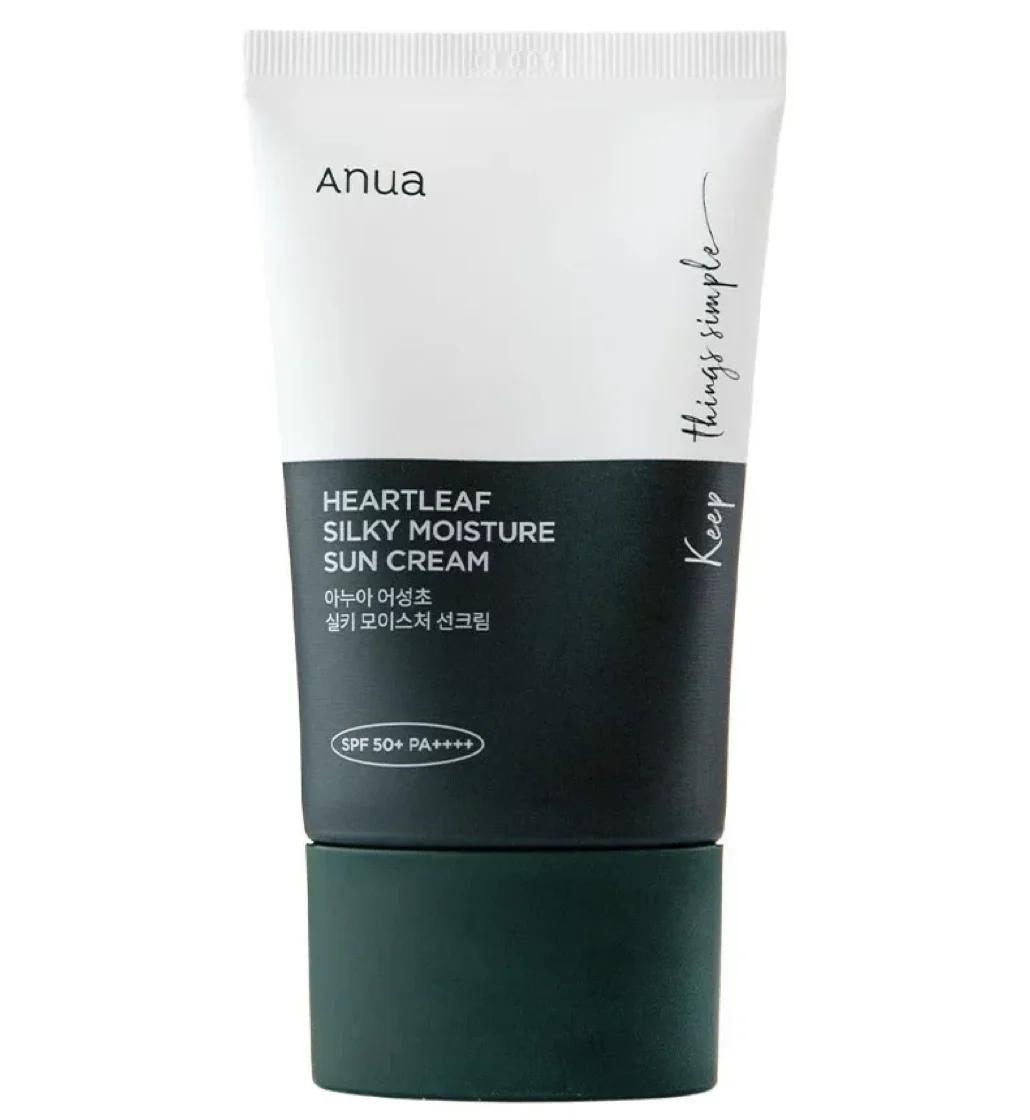 Anua - Heartleaf Silky Moisture Sun Cream SPF50+